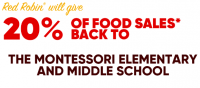 Upcoming Big Trip Fundraisers at Red Robin 10/10, 12/19