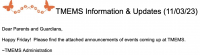 TMEMS Information & Updates (11/03/23)